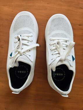 Vessi Weekend Classic Marble White Women's 7